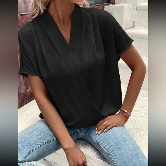 Boho batwing sleeve wrap blouse - Picture 11 of 11